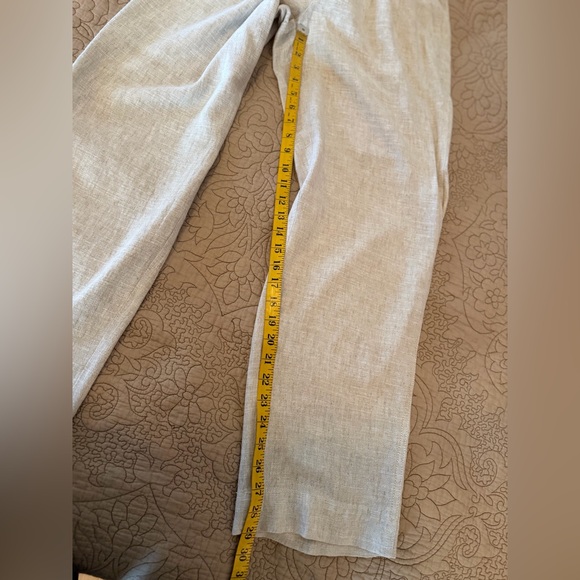 Briggs New York Beige Cream Natural Linen Blend Pants, Size S - Picture 9 of 12